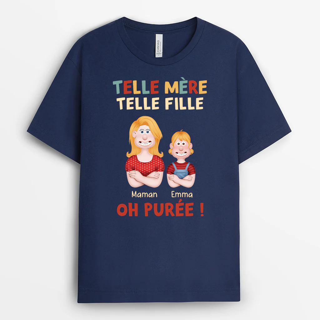 T-shirt Personnalisé Papa Maman - Tel Père Tels Enfants - Image 2