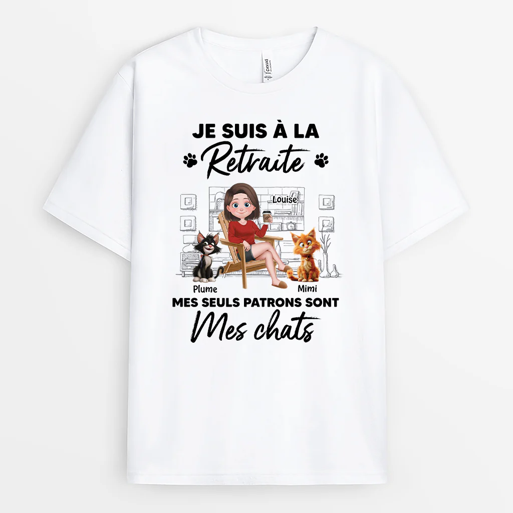 Tee Shirt Personnalisé Chat – Mes Seuls Patrons