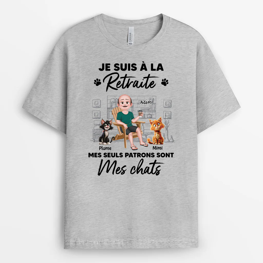 Tee Shirt Personnalisé Chat – Mes Seuls Patrons - Image 2