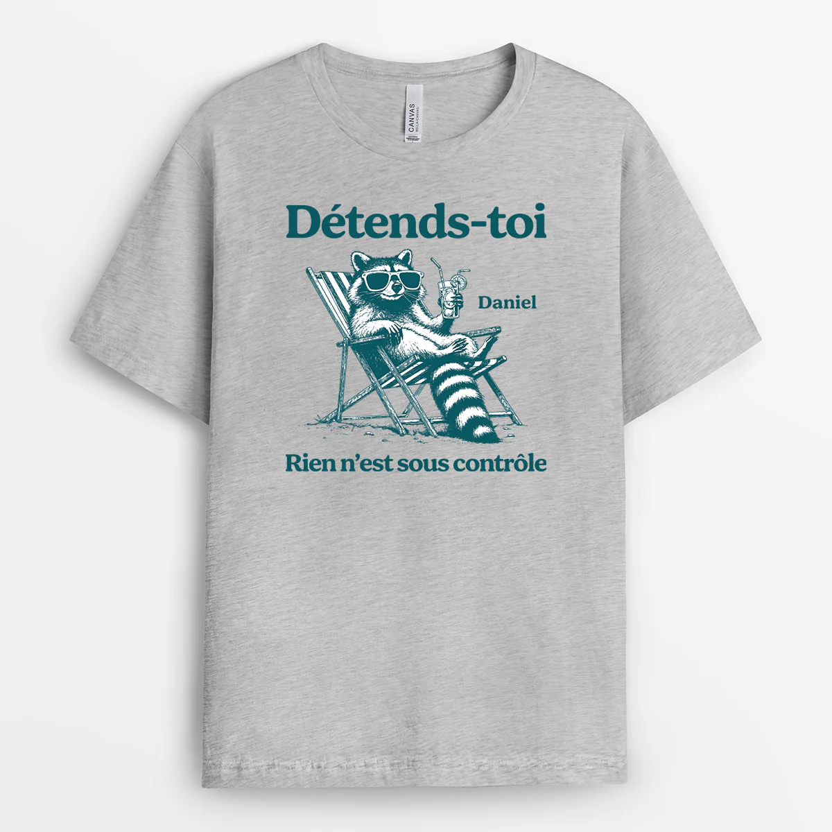 T-shirt Personnalisé Retraite - Détends-toi Rien N’est Sous Contrôle - Image 2