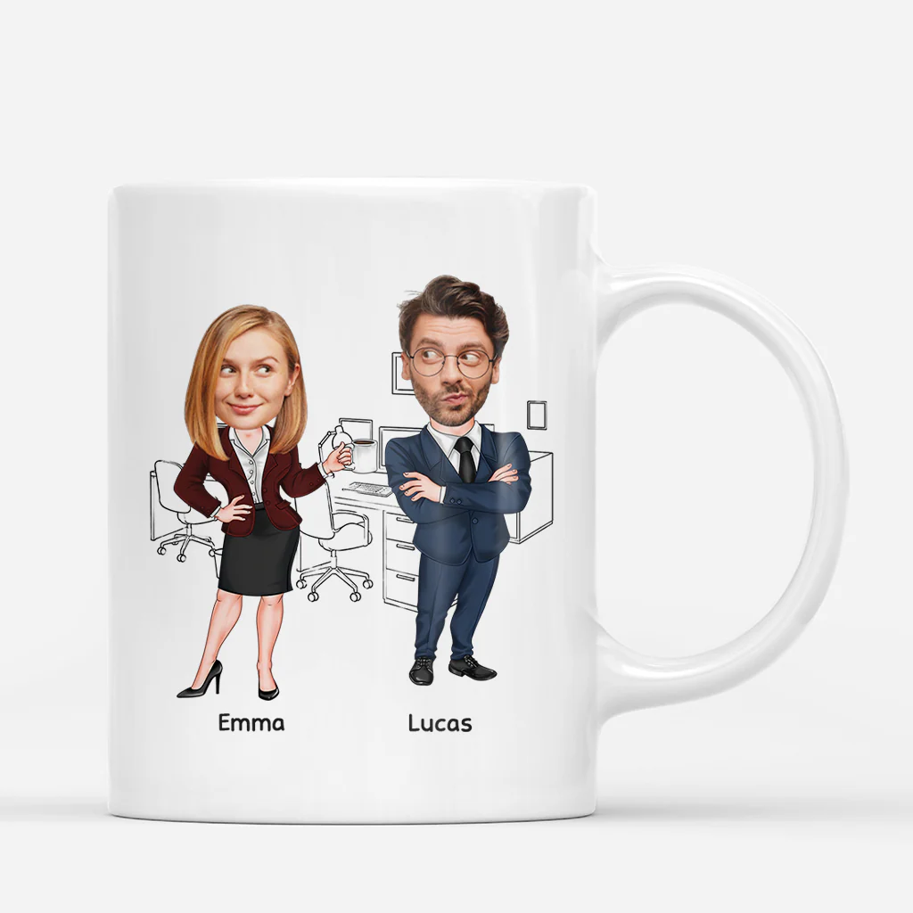 Tasse Personnalisée Collègue Et Patron - Cadeau Départ Action D’abandonner Des Collègues Géniaux - Image 3