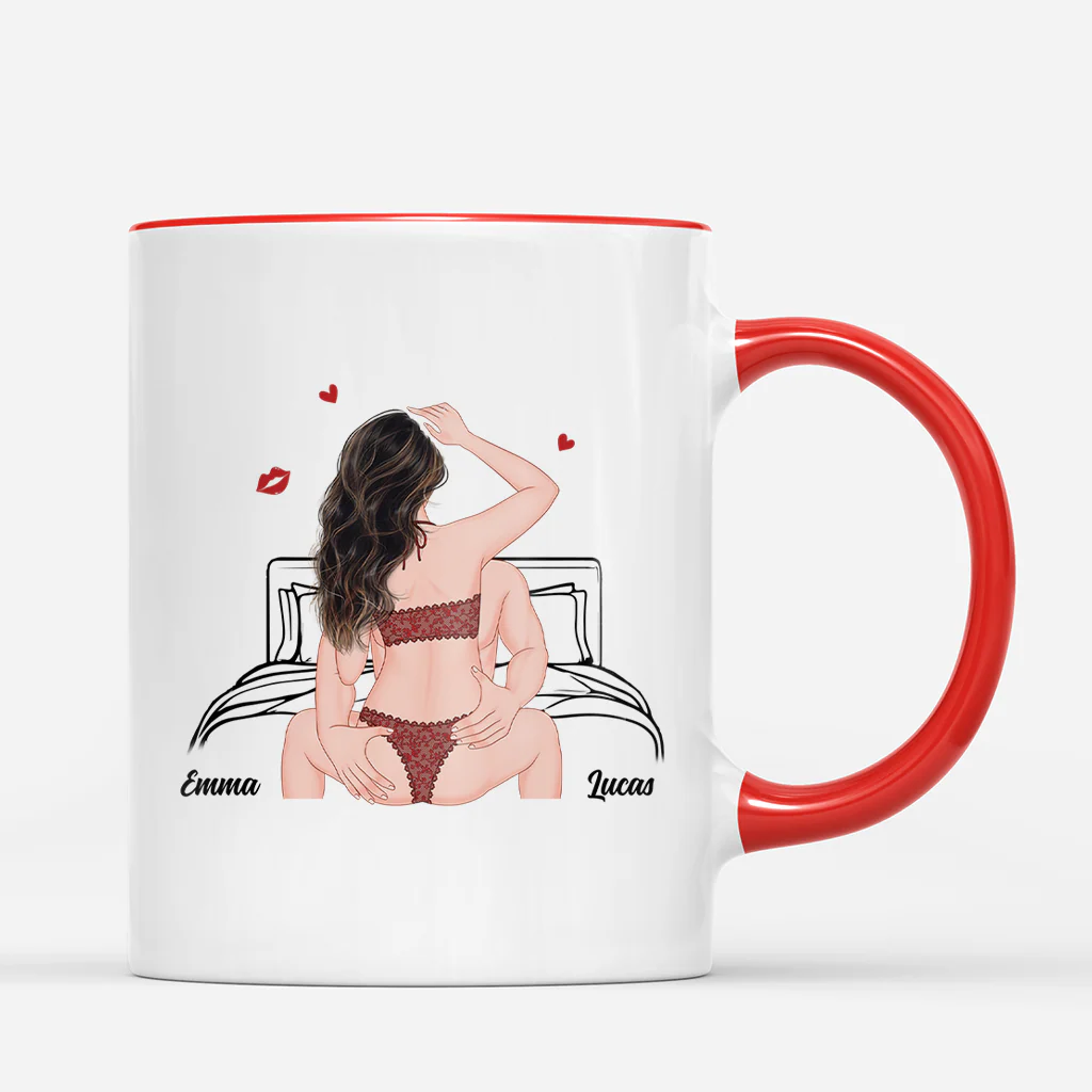 Tasse Personnalisée Couple Saint Valentin - Je T'aime - Image 3