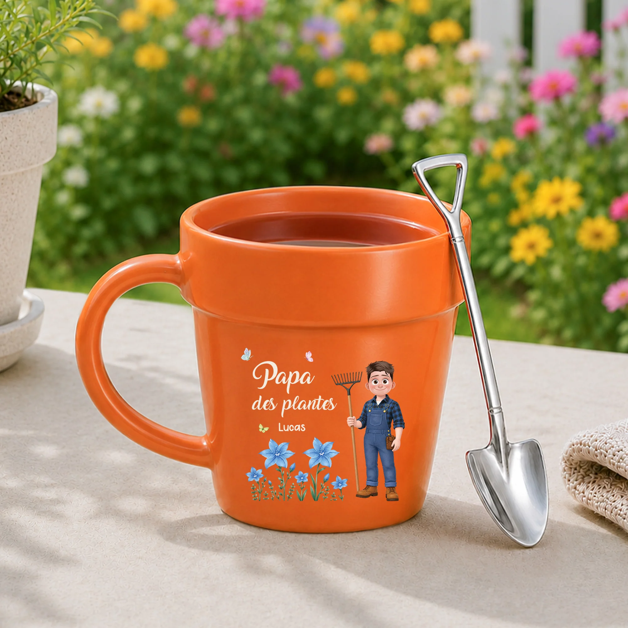 Tasse Pot De Fleur Personnalisée - Amoureuse Des Plantes - Image 2