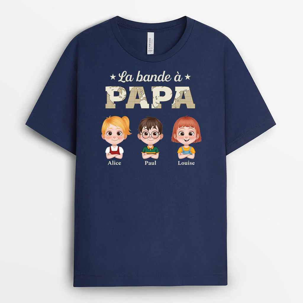 Tee Shirt Femme Personnalisé - La Bande À Mamie - Design Cartoon - Image 2