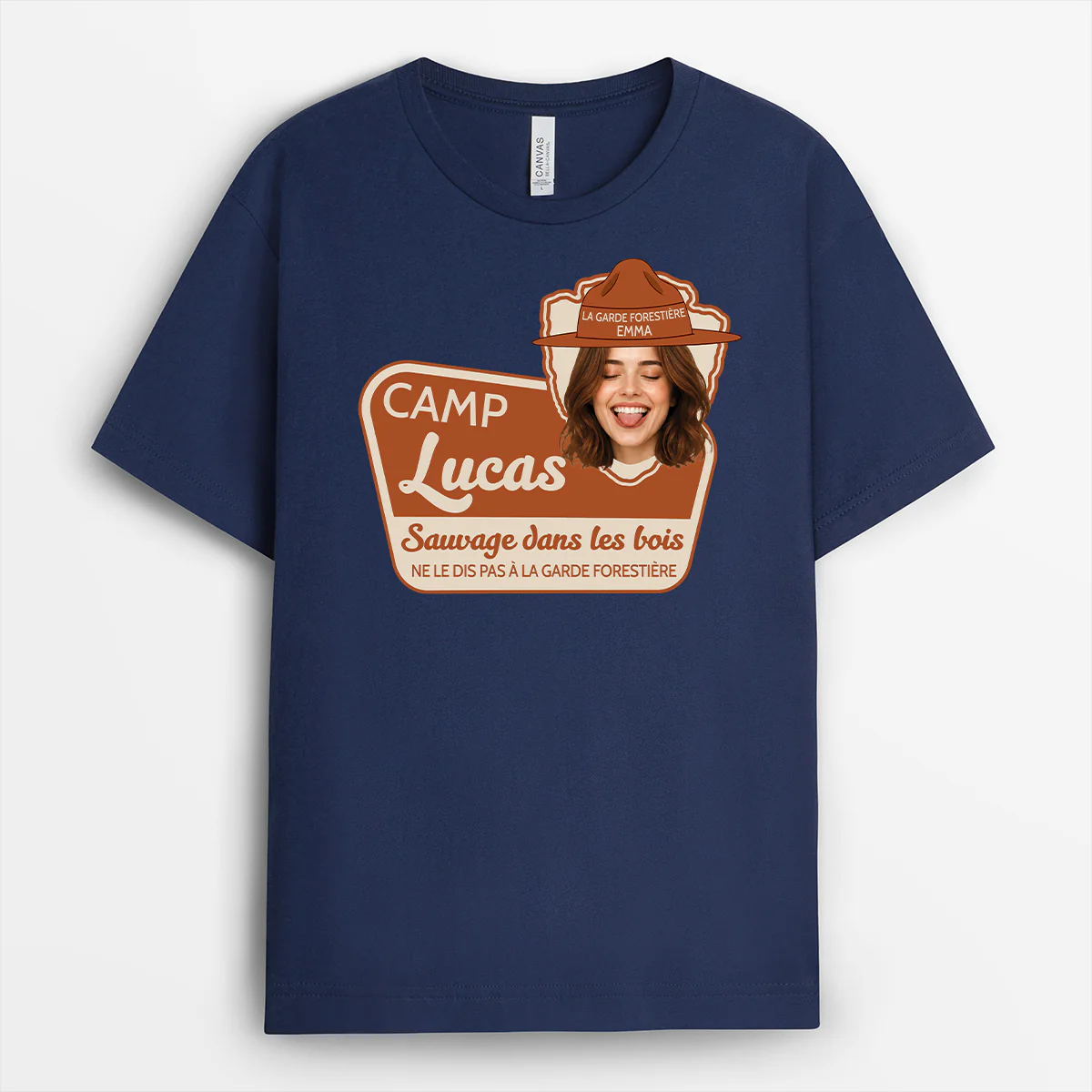 Tee Shirt Personnalisé Camping - Le Garde Forestier - Image 2