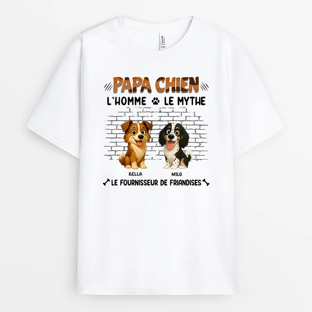 Tee Shirt Personnalisé Chien - Fournisseur De Friandises - Image 2