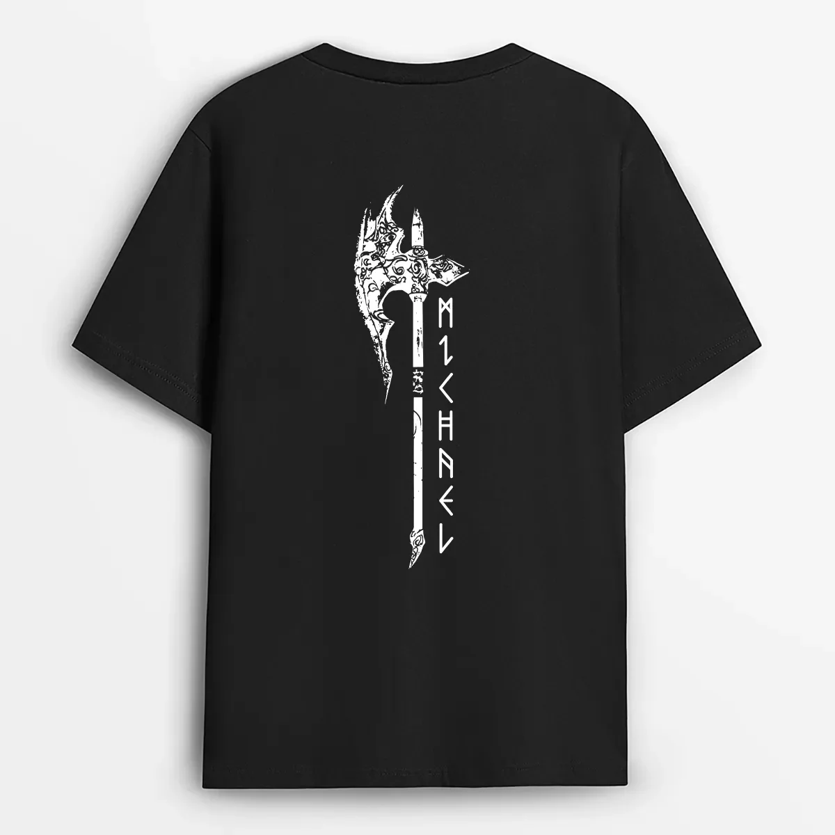 Tee Shirt Personnalisé Dos Thème Viking - Cadeau Original Pour Homme
