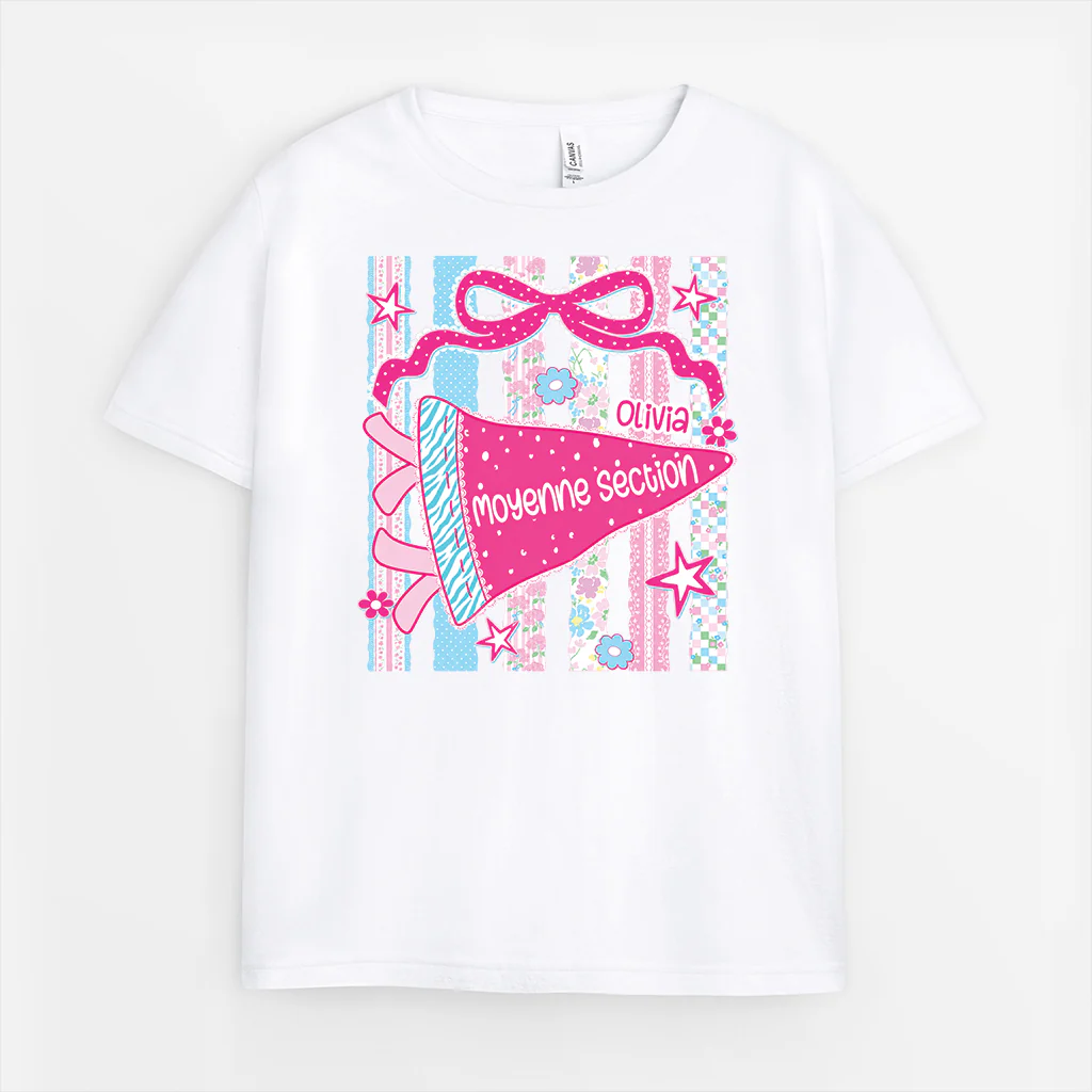 Tee Shirt Personnalisé Enfant - Cadeau Rentrée Scolaire Pour Enfant