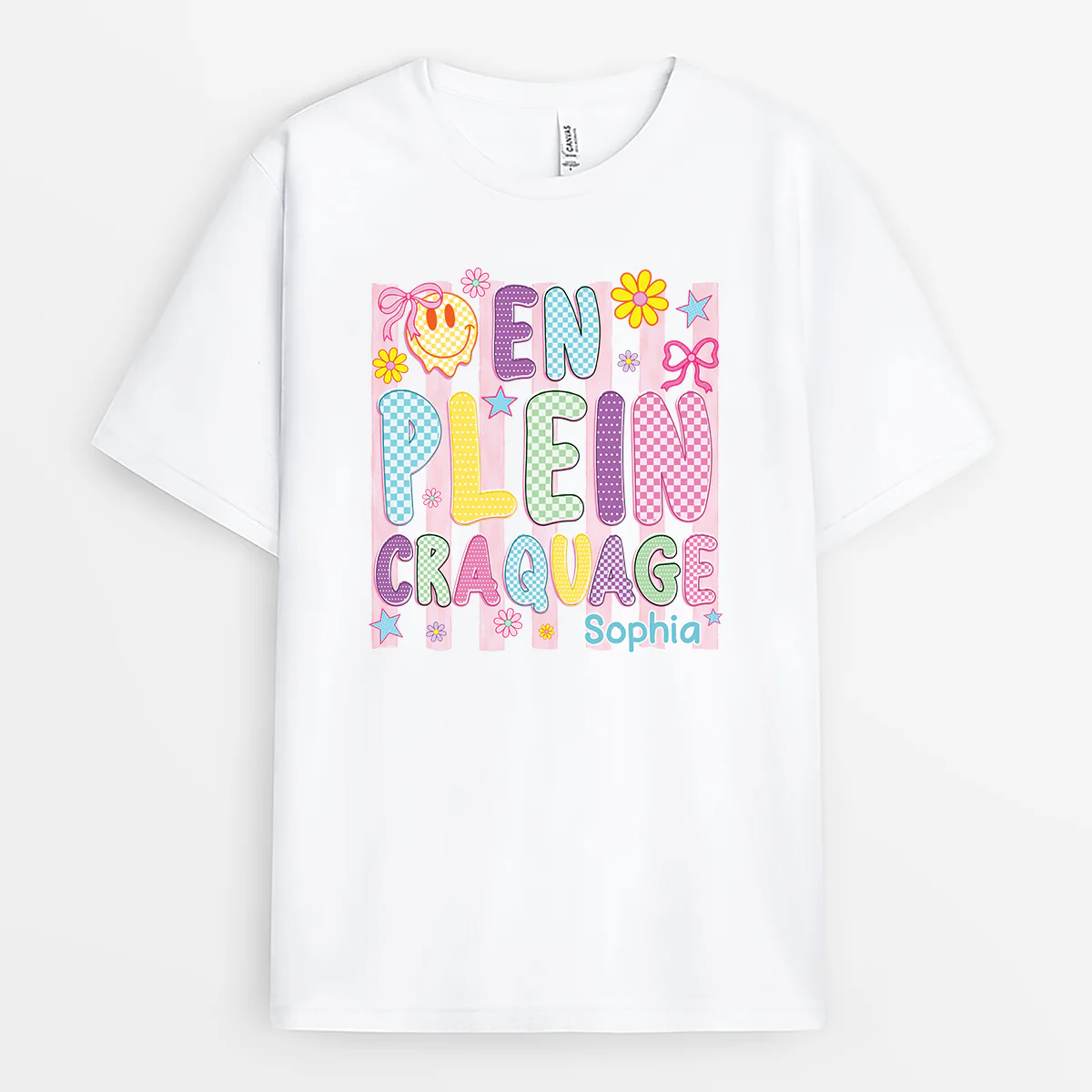 Tee Shirt Personnalisé Femme - En Plein Craquage - Image 2