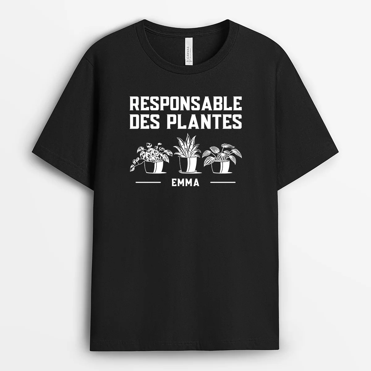 Tee Shirt Personnalisé Femme Homme Jardinier - Responsable Des Plantes
