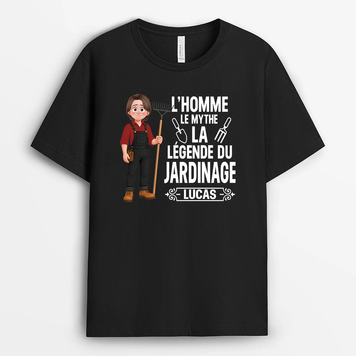 Tee Shirt Personnalisé Femme Homme - La Légende Du Jardinage