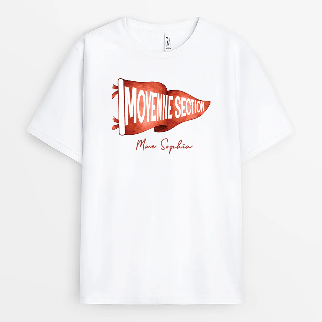 Tee Shirt Personnalisé Prénom - Maîtresse Et Professeur
