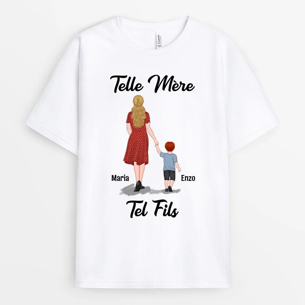 Tee shirt telle mère telle fille – T-shirt personnalisé