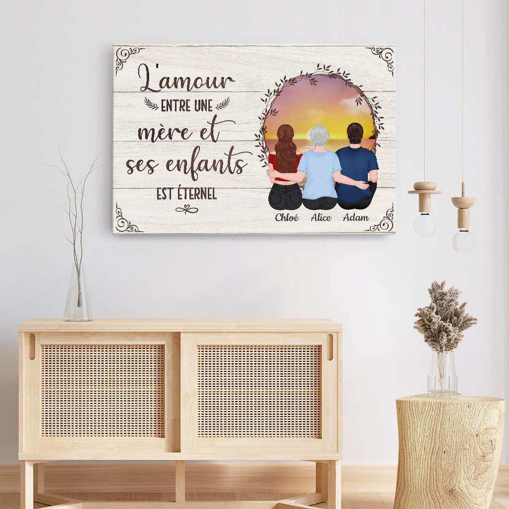 Tableau De Mariage Personnalisé – L’Amour Est Éternel - Image 3