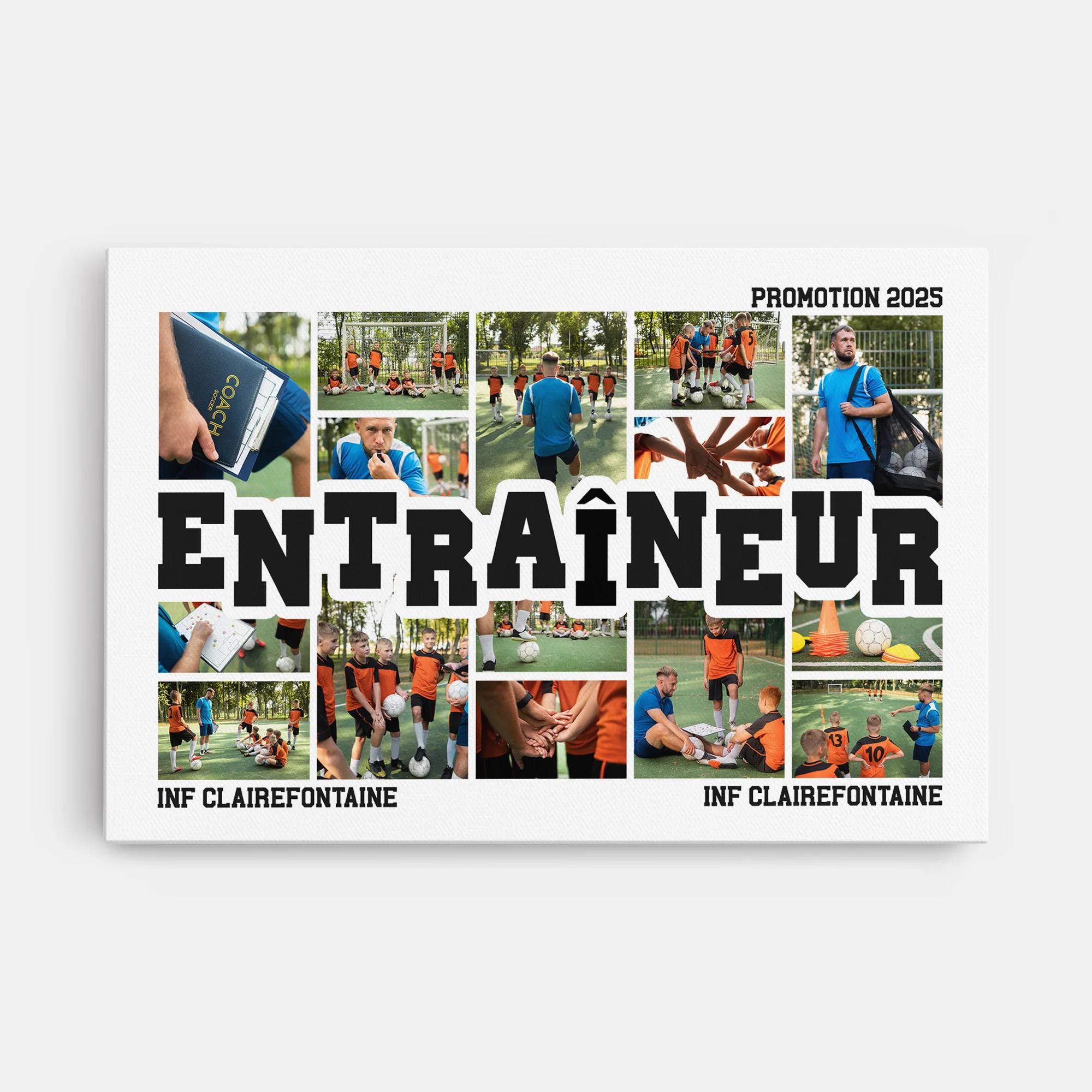 Toile Personnalisée Photo - Cadeau Pour Coach