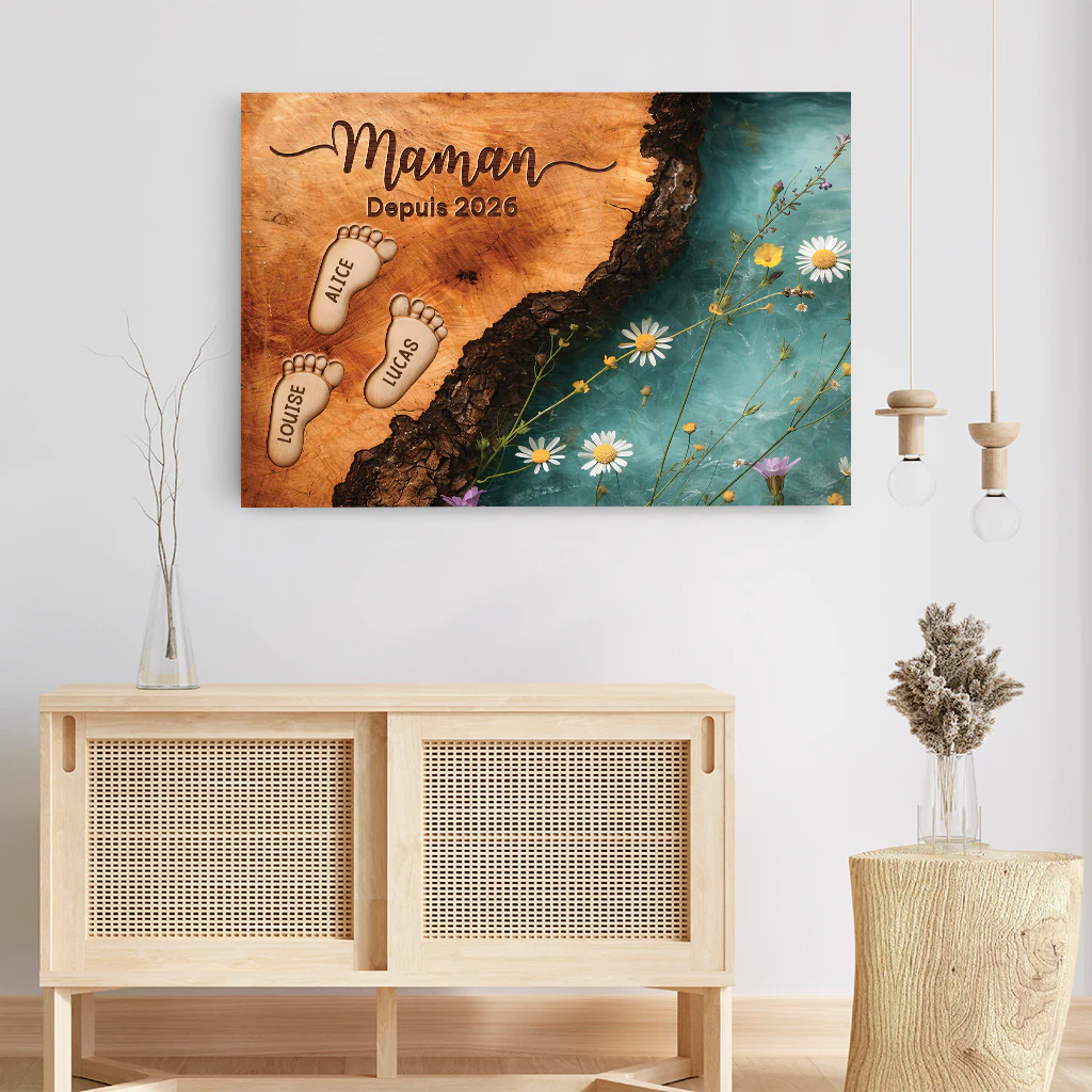 Tableau Fête Des Mères Personnalisé | Maman Depuis Papa Depuis - Image 3