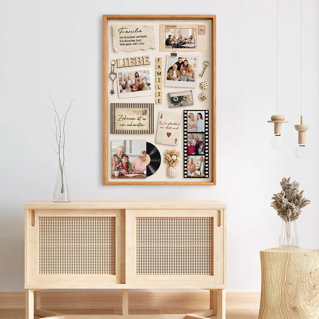 Tableau Photo Personnalisé – La Chance De Notre Famille - Image 3