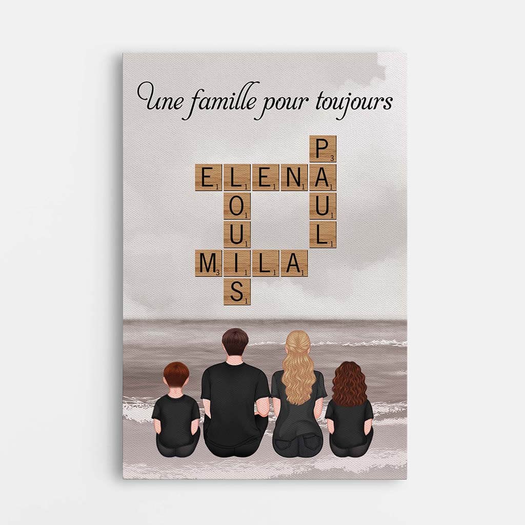 Tableau Famille Personnalisé – Une Famille Pour Toujours