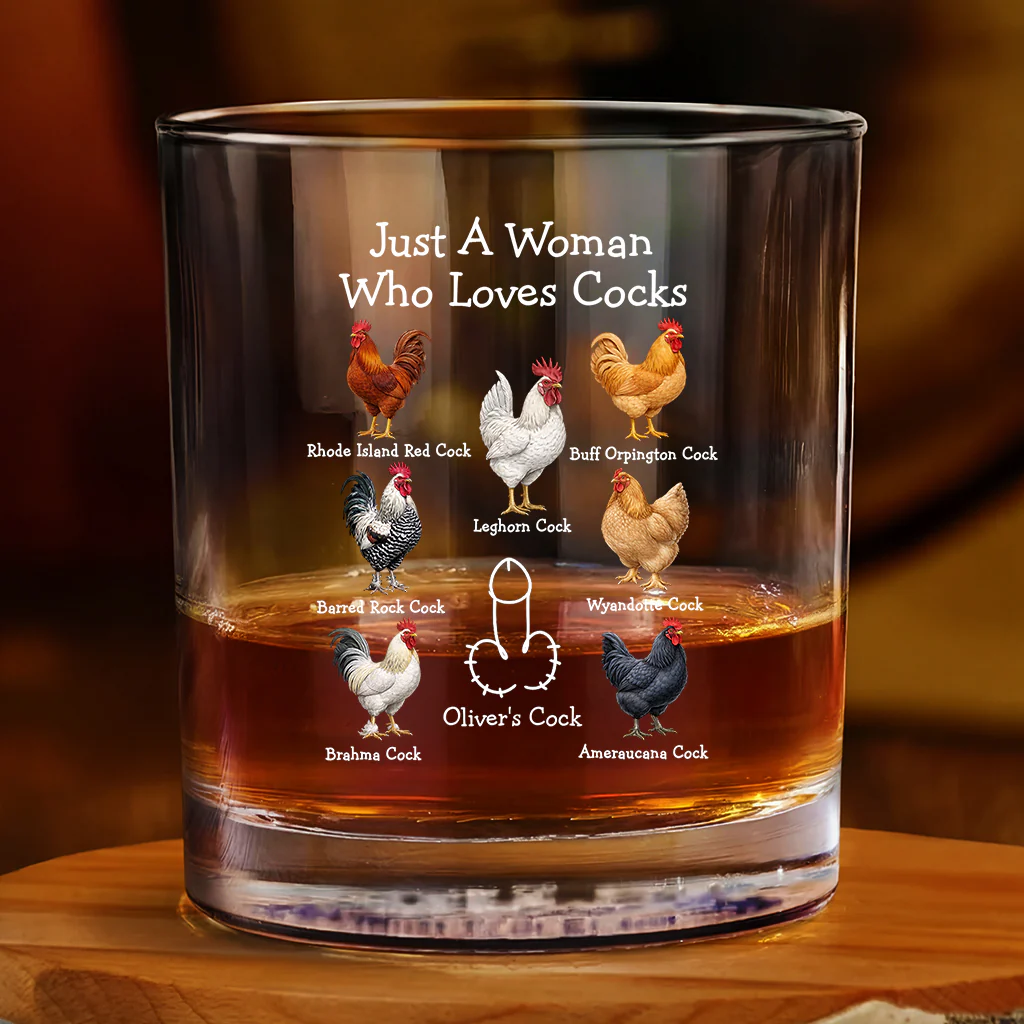 Verre À Whisky Personnalisé Humour Femme/Homme Avec Jeu De Mots - Nice Cocks - Image 2