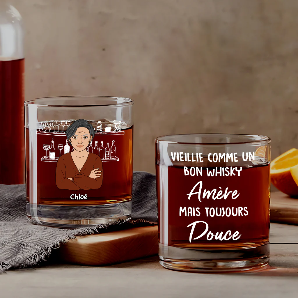 Verre À Whisky Personnalisé - Amère Mais Toujours Douce