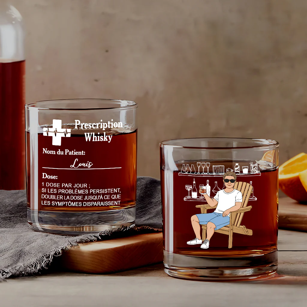 Verre À Whisky Personnalisé Pour Homme - Prescription Whisky
